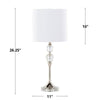 Clara 26" Crystal Table Lamp - Set of 2
