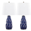 Hex 20" Ceramic Accent Lamp - Set of 2
