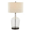 Botella 28" Glass Table Lamp with USB - Set of 2