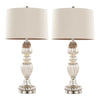 Spade 30" Glass Table Lamp - Set of 2