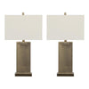 Royce 26" Metal Table Lamp - Set of 2