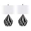 Geome Tri 28" Metal Table Lamp - Set of 2