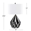 Geome Tri 28" Metal Table Lamp - Set of 2
