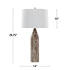 Point 30" Metal Table Lamp - Set of 2