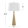 Cone 30" Metal Table Lamp - Set of 2
