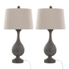Cipolla Poly 29" Polyresin Table Lamp - Set of 2
