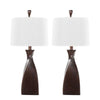 Curvo 30" Polyresin Table Lamp - Set of 2