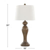 Peppa 31" Polyresin Table Lamp - Set of 2