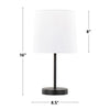 Cooper 16" Metal Accent Lamp - Set of 2