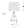 Geome 27" Metal Table Lamp - Set of 2