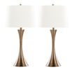 Lenuxe 29" Metal Table Lamp - Set of 2