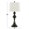 Montgomery 28.5" Metal Table Lamp with USB - Set of 2