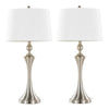 Flint 30.75" Metal Table Lamp with USB - Set of 2