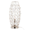 Crystal Buds 18" Metal Uplight