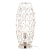 Crystal Buds 18" Metal Uplight