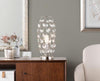 Crystal Buds 18" Metal Uplight