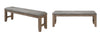 Dining Bench Upholstered Harrison Oak