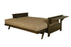 Jozie Studio Sleeper — Full / Graystone / #8000 Natural Beauty Taupestone Mattress