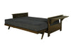 Jozie Studio Sleeper — Full / Graystone / #8000 Taber Indigo Mattress