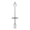 Symbol 66" Metal Floor Lamp With Side Table