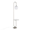 Trombone Floor Lamp with Table