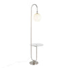 Trombone Floor Lamp with Table