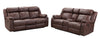 Reclining Sofa With Drpdwn Table Buckskin
