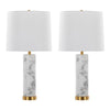 Marbella 26" Marble Table Lamp - Set of 2