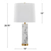 Marbella 26" Marble Table Lamp - Set of 2