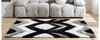 Rug Black/White/Grey Mateos Shag 5' X 8'