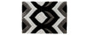 Rug Black/White/Grey Mateos Shag 5' X 8'