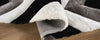 Rug Black/White/Grey Mateos Shag 5' X 8'