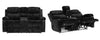 Reclining Sofa Marian Black
