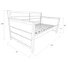 Marisa Daybed — Weathered White / None