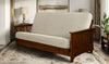 Alexa Studio Sleeper — Full / Black Walnut / #8000 Monte Toro Shell Mattress
