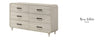 Nightstand, 2-Drawer Nora White