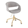 Curvo Upholstered 4-Star Task Chair