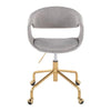 Curvo Upholstered 4-Star Task Chair