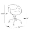 Curvo Upholstered 4-Star Task Chair