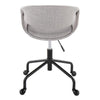 Curvo Upholstered 4-Star Task Chair