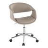 Curvo Upholstered 5-Star Task Chair
