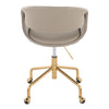 Curvo Upholstered 4-Star Task Chair