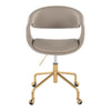 Curvo Upholstered 4-Star Task Chair
