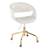Curvo Upholstered 4-Star Task Chair