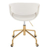 Curvo Upholstered 4-Star Task Chair