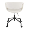 Curvo Upholstered 4-Star Task Chair