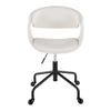 Curvo Upholstered 4-Star Task Chair