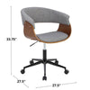 Vintage Mod Office Chair