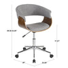 Vintage Mod Office Chair