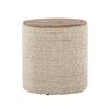 Tahoe 17" Wood Ottoman